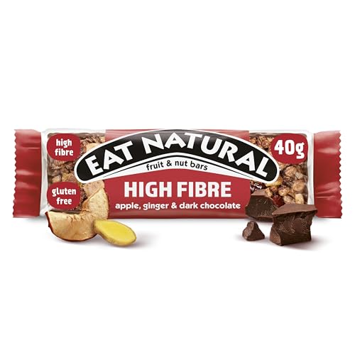 Eat Natural Apple, Ginger & Dark Chocolate Fruit & Nut Bars 12 x 40g