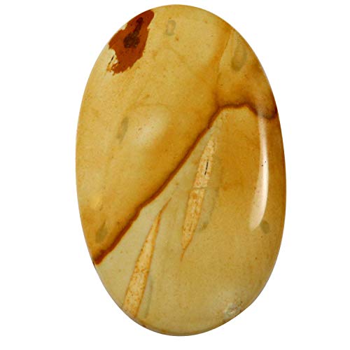 Jaspe naturel de collection taillé en cabochon de 45,15 carats