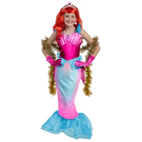 Spooktacular Creations Halloween Mermaid Costume for Girls, Little Mermaid Dress, Princess Dress Up for Girls 4-6 for DressUp