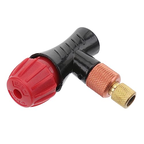 Gogogmee Inflator Bottle Head Bike Inflator Adapter Portable Pump Thickened Explosion-Proof Design Easy Adjustment Random Color
