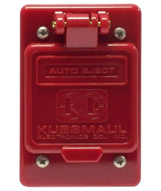 Weatherproof Auto Eject Cover in Red 091-3RD
