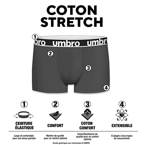 Boxer de algodón para hombre en pack de 4 calzoncillos duraderos y suaves 2