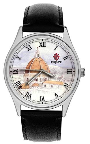 Florencia, Italia. Hermoso arte Duomo antiguo, reloj de pulsera de latón macizo.