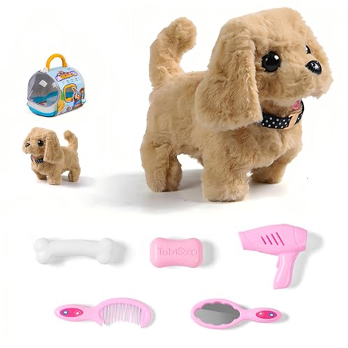 SansRealmL Elektrischer Hund für Kinder, Spielzeug Hund Der Bellt und...