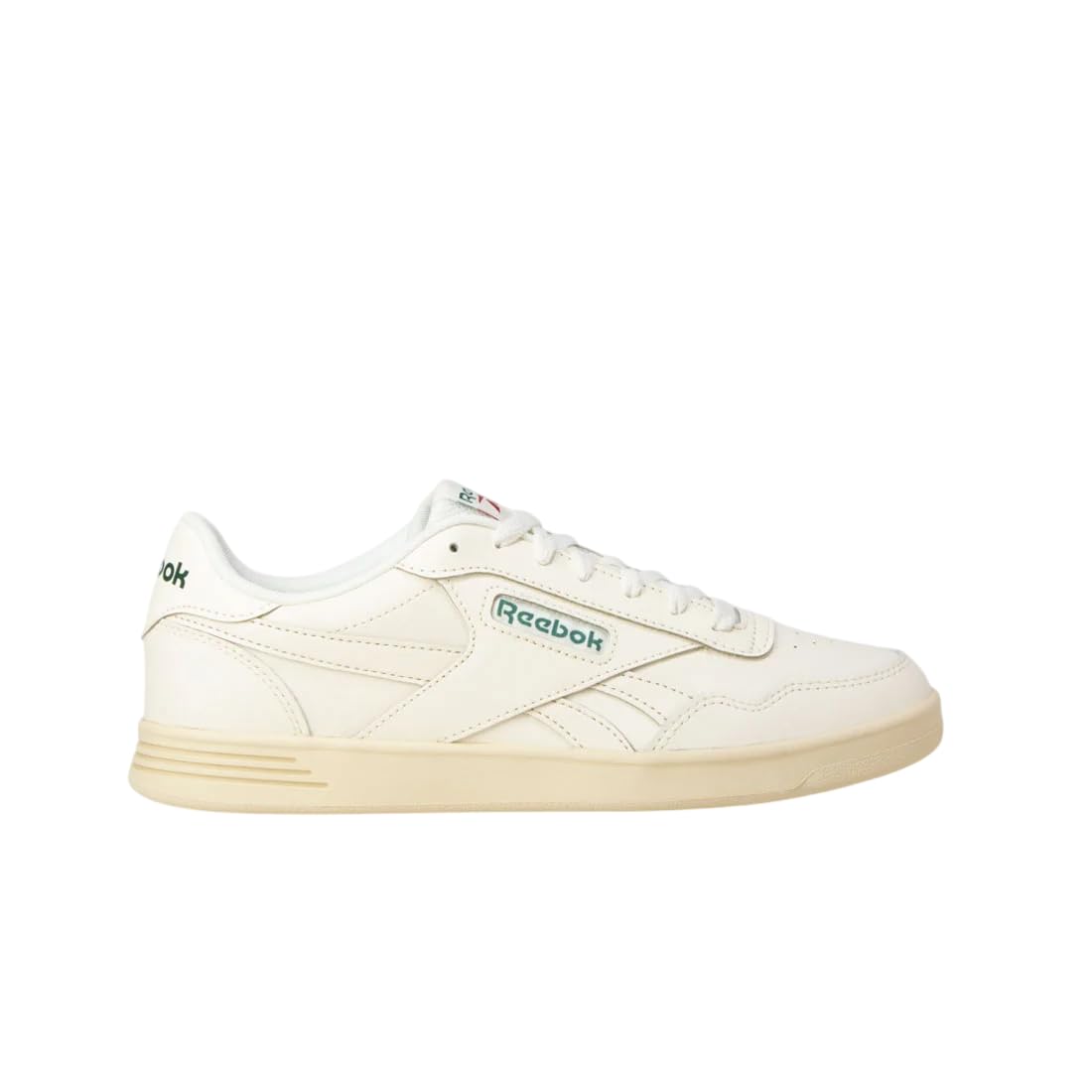 Reebok - Court Advance Sneakers  Chalk/Drkgrn/Flasrd  Size 36