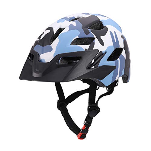 Bavilk Kids Bike Helmet Child Youth Adjustable Multi-Sport Bicycle Cycling Scooter Led Light Detachable Visor Girls Boys #TOP1