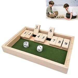 Chiluxendo Shut The Box Würfelspiel Holz