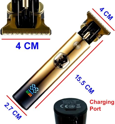 Image of Elevea 𝟭𝟱 𝗬𝗲𝗮𝗿𝘀 𝗪𝗮𝗿𝗿𝗮𝗻𝘁𝘆 Professionals Perfect Hair Trimmer, Rechargeable Beard and Moustaches Hair Trimmer And Trimming Perfect for all Types of Styles.