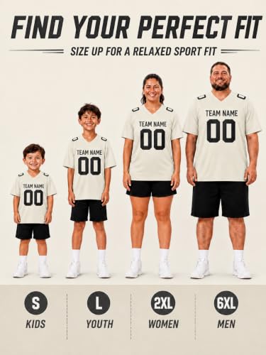 Image of Custom Replica Football Jersey with Name Number Logo