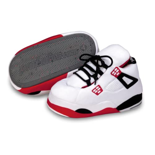 Pantufa 3D Sneaker Basquete, Importway, Branco, Médio