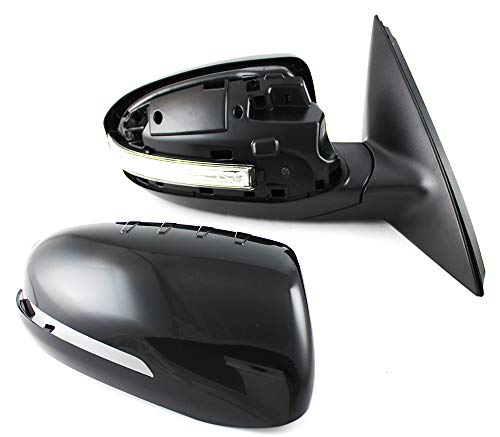 JP Auto Side Door View Mirror Compatible With Kia Optima 2011 2012 2013 Power Operated Heated Folding Signal Passenger Right Side