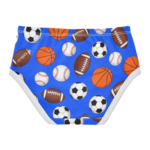 Sports Balls Footballs Blue Toddlers Underwear Floral 2t Cotton Girl Panties Cute Designer Briefs Kids Undies2