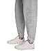 DKNY Women's High Rise Exploded Rhinestone Varsity Logo Relaxed Jogger, Pearl Grey Heather, Medium