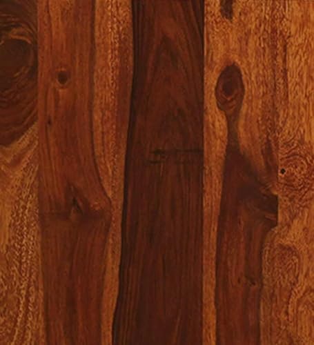 Image of Solid Sheesham Wood TV Unit for Living Room | TV Stand | TV Cabinet with Storage for Living Room and Hotel Furniture (Honey Finish-03)