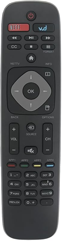 Replacement Remote Applicable for Philips TV 32PFL2908 39PFL4408 50PFL3908 | 50PFL1908 46PFL3608 39PFL2908 39PFL2608 46PFL3908 32PFL4908 29PFL4908 40PFL4908 39PFL2608/F7 50PFL3908/F7 46PFL3908/F7