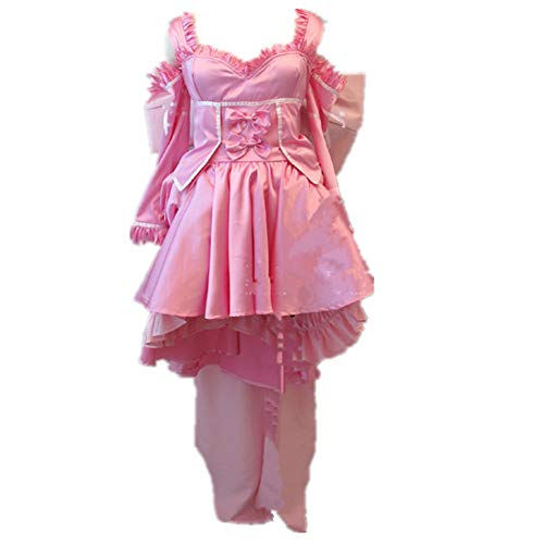 1818 Chobits Chii Cosplay Costomes Outfit Halloween Party Cosplay Costumes Pink Dress (Female XXL)