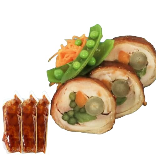 チキンロールロースト 約450g × 2本 冷凍 照り焼き 風味 鶏肉 豚バラ 人参 ごぼう 青菜 野菜 肉 てりやき にく チキン ポーク おにく ローストチキン ローストポーク クリスマス パーティー チキンロール にんじん 贅沢 ご褒美 ギフト プレゼント 豚肉 国産 ふるさと納税チキン ふるさと納税鶏肉 ふる