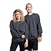 Russell Athletic Men's Dri Power Fleece Crewneck Sweatshirt, Black Heather, X-Large