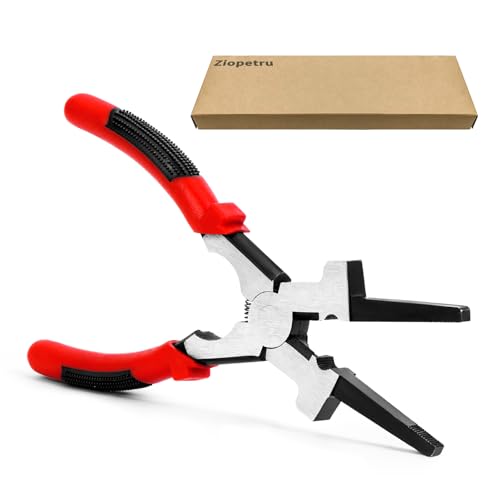 8MIG Welding Pliers Multi-functional Carbon Steel MIG Welding Pliers with Insulated Handle Long Nose Wire Cutting Tools - Reliable and Durable (1Pack)