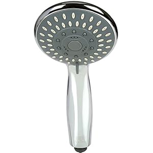 H&S Shower Head Universal Bath Shower Handheld Handset Chrome 5 Mode Function