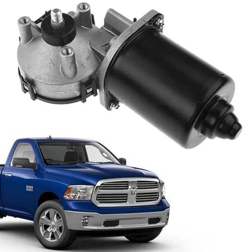 Image of Front Windshield Wiper Motor Compatible with Ram 1500 2500 3500 4500 5500 2011-2017 | Ram 1500 2009-2010 Replace 4-Pin Wiper Motor 68050422AA, 68050422AC