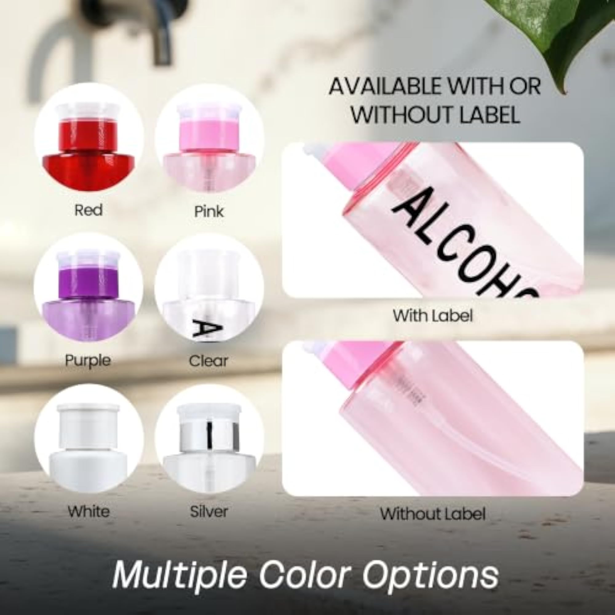 7 Oz Clear Push Down Liquid Pumping Dispenser