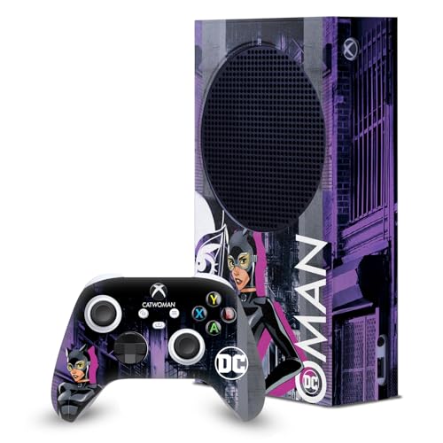 Skin Xbox Series S Catwoman DC Comics et autocollants de console avec manette