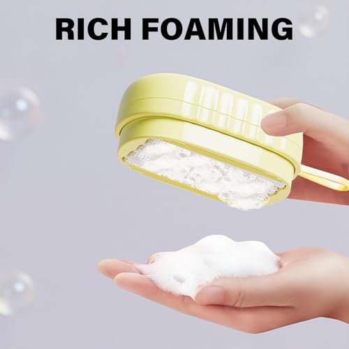 Multifunktionale Wäschebürste Rollpresse Bürsten mit Flüssigkeitsspender für Fleckenentfernung und Hausreinigung Scheuerbürste – Bild 8