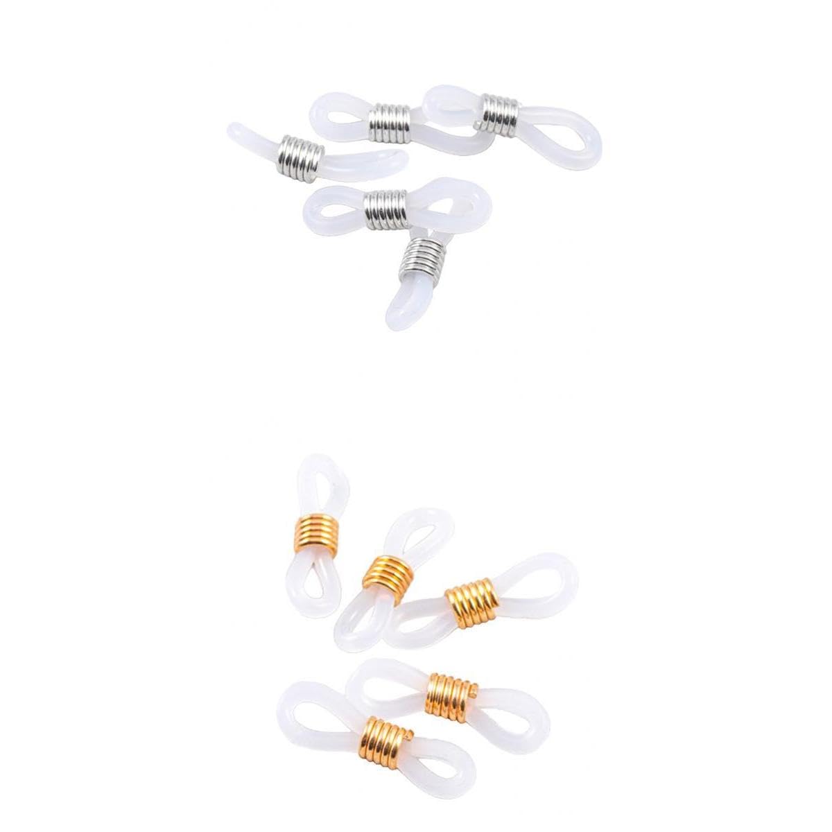 ATORSE 100Pieces Ends Eyeglass Glasses Holder Repair Chain Cord Loop Ends-image-27