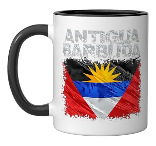 Taza de cerámica Antigua y Barbuda 11 onzas