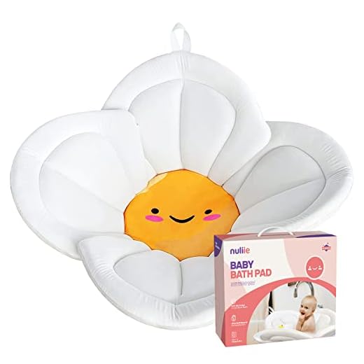Nuliie Baby Bathtub Newborn Sink Bathtub Baby Sink Bath Mat Soft Flower Infant Bathtub Support, Baby Newborn Essentials, Baby Gifts and Baby Registry Search