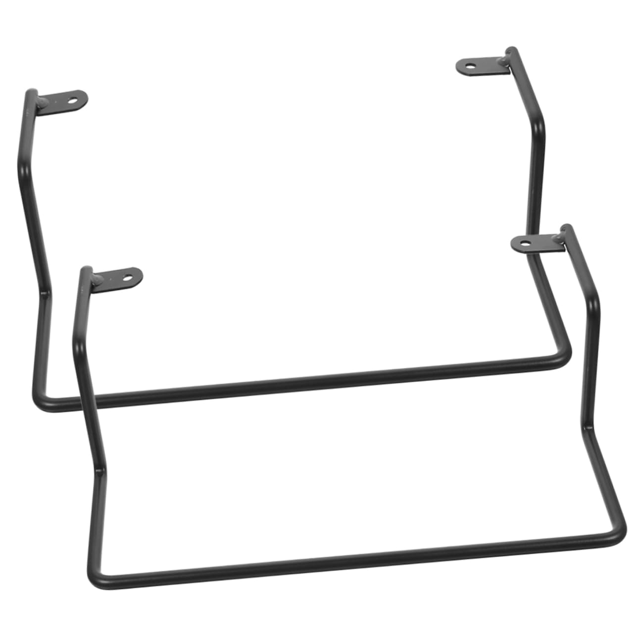 2 Fermapasso Per Materasso In Acciaio Carbonio - Antiscivolo Per Letti Regolabili, Piattaforma, Camper - Dimensioni 26x8 Cm, Viti Incluse