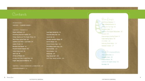 Sewing Green: 25 Projects Made with Repurposed & Organic Materials Plus Tips & Resources for Earth-Friendly Stitching - Image 2