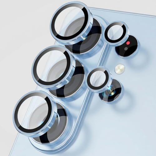 Image of PACK 2 MAHIX Camera Lens Protector for Samsung Galaxy S26 Ultra Sky Blue AR AF Coated 9H Tempered Glass Camera Guard, Anti Drop, Scratch Resistant Camera Lens, Case Friendly Waterproof Heavy Duty UHD Clear Camera Cover