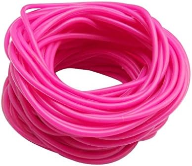 L'vow Mixed Gummy Silicone Wristbands Bracelets Bands Pack of 50 (Rose)