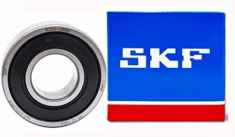 2PACK SKF 6202-2RSH 15X35X11MM Double Rubber Seal Bearings Deep Groove Ball Bearings