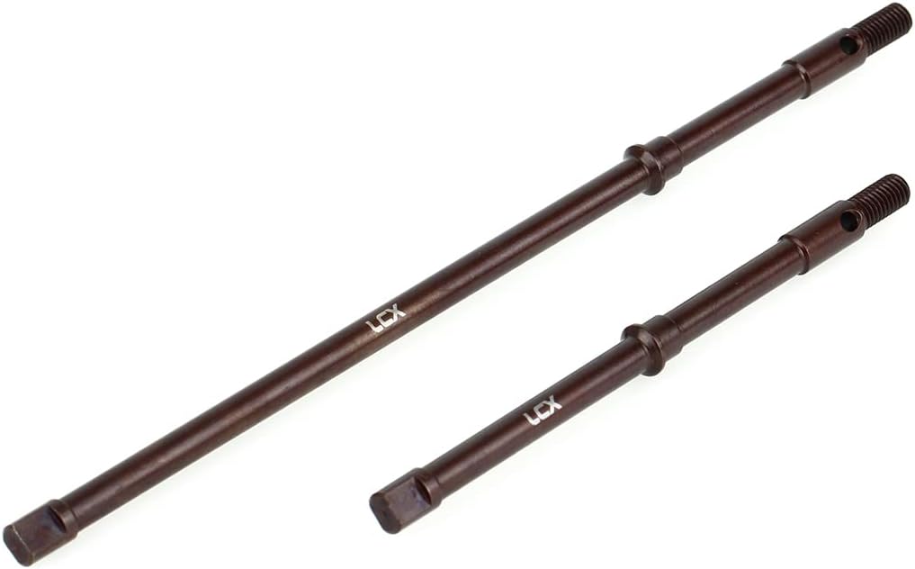 LCX Racing 1/10th RC Crawler Car Hard Steel AR14B Axle Rear Axle Drive Shaft for Axial RBX10 RYFT AXI03009 AXI03005, Upgrades Parts Accessories (Rear Axle Shaft)