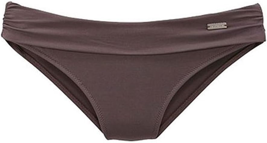 LASCANA Women's Fold Over Classic Bikini Swim Bottom