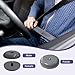 Kutyun 10 Sets Universal Fit Seatbelt Stopper Kit, Snap-on Seat Belt Button Stop, Car Accessories Plastic No Welding Required Seat Belt Buckle Button Prevent Seatbelt Clip from Sliding Down (Gray)
