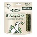 Lily's Kitchen Woofbrush Dental Chew - Natural Dental Sticks for Medium Dogs (7 x 28g)