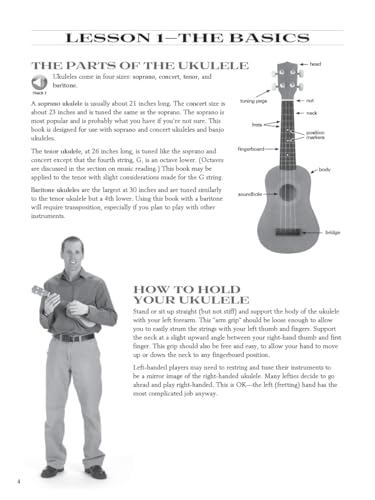 Left-Handed Ukulele - The Complete Method Book/Online Audio