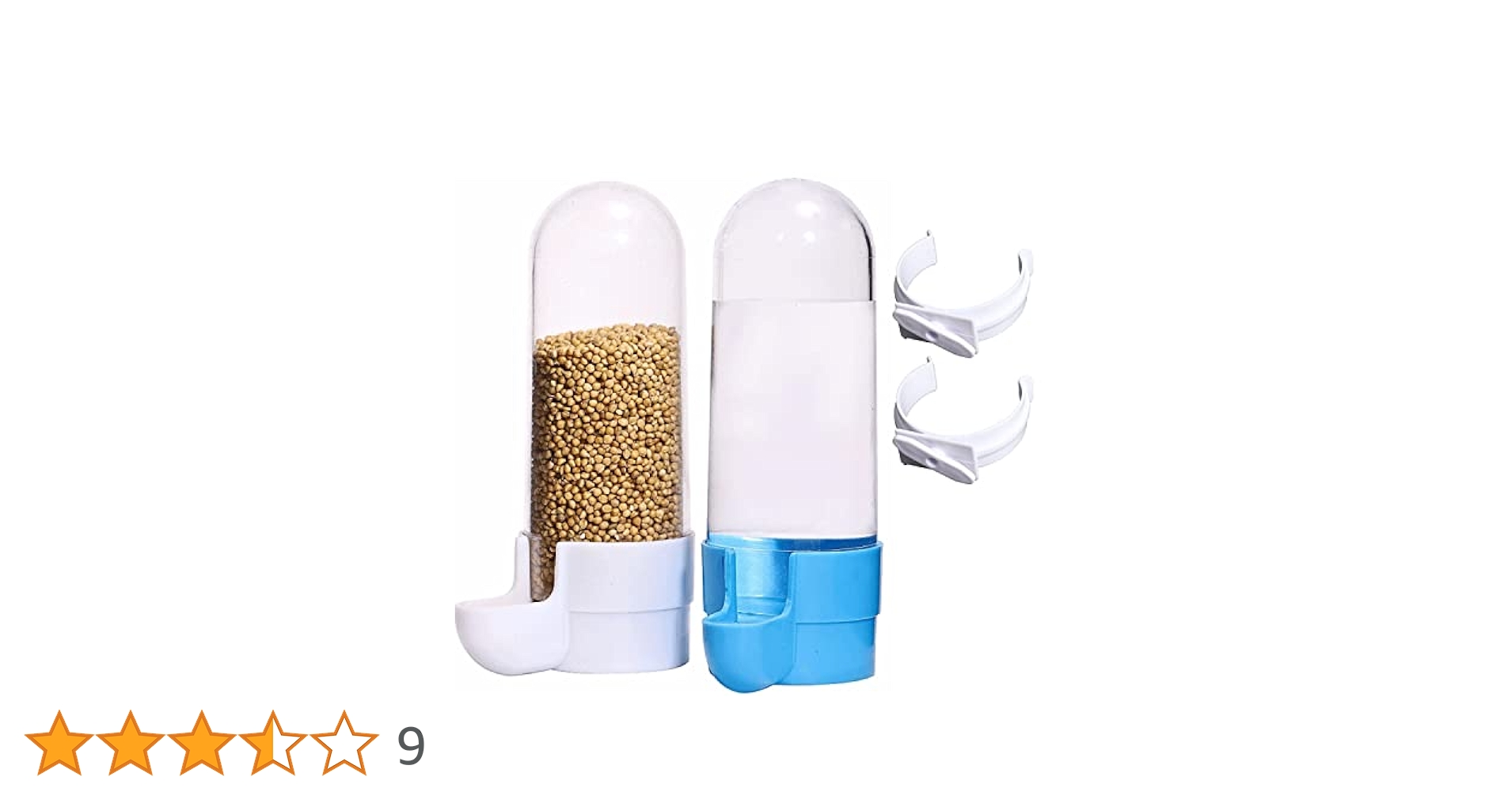 Amazon | 良品Life 小鳥 餌入れ 外付け 小皿 固定 水入れ 自動