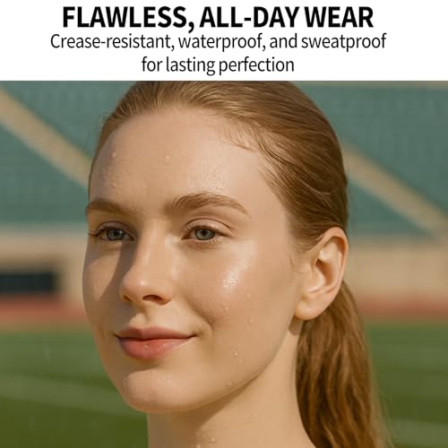 Image of Baked Luminous Pressed Powder-Glow-Infused Foundation,Highlighter & Setting Powder in One-Color-Correcting,Oil-Control,Long-Lasting Coverage for All Skin Tones 02