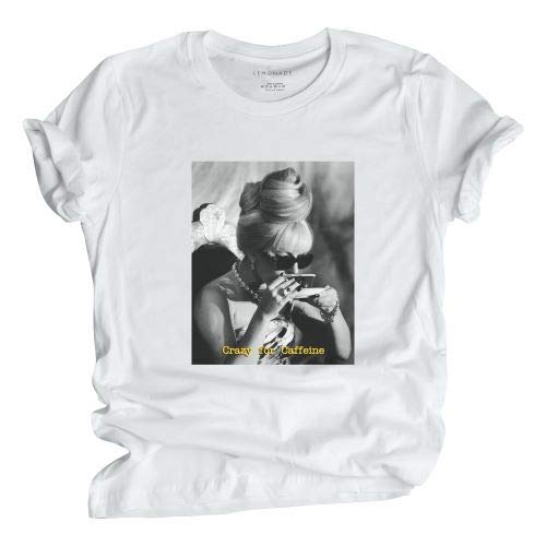 Camiseta Marilyn Monroe Crazy for Caffeine