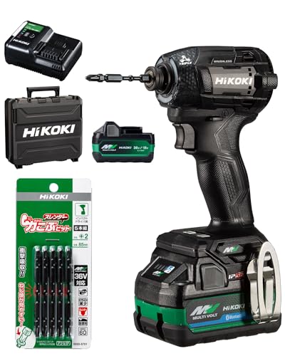 �y�Z�b�g�����z�yAmazon.co.jp����z HiKOKI(�n�C�R�[�L) 36V�[�d���C���p�N�g�h���C�o�[ WH36DD(XPBSZ) + �}���`�{���g�~�d�r BSL36A18X + �͂��ԃr�b�g 0033-5193