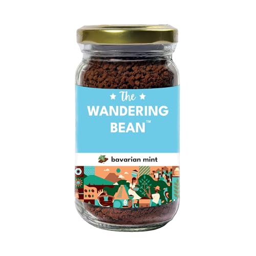 Image of The Wandering Bean Bavarian Mint Instant Coffee | 60g Jar | Rich & Refreshing Blend | Premium Gift Hamper for Coffee Lovers | Festive Gifting Option