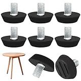 Photo Gallery jiozermi 8 livellatori per mobili, m8 x 11 mm, piedini di livellamento a vite, mini piedini regolabili per gambe di mobili, piedini per mobili da patio, colore nero Photo Gallery jiozermi 8 livellatori per mobili, m8 x 11 mm, piedini di livellamento a vite, mini piedini regolabili per gambe di mobili, piedini per mobili da patio, colore nero