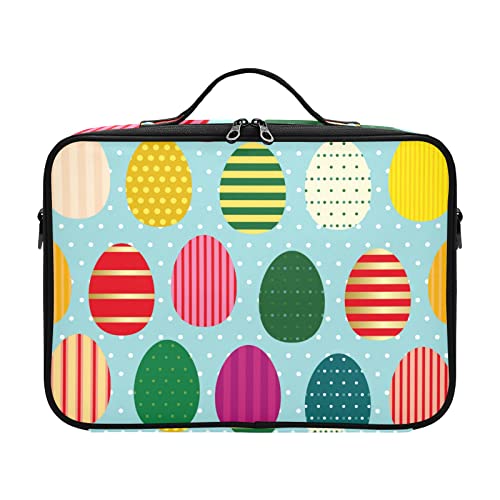 Trousse de maquillage œuf de Pâques coloré pour éviter les fuites de flacons