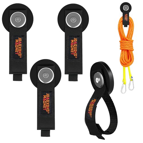 joaoxoko Heavy Duty Magnetic Hooks (4 Pack) - No Drill
