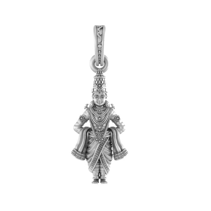 Pendentif Dieu Vitthal argent pur pour retrouver la sérénité et la vitalité